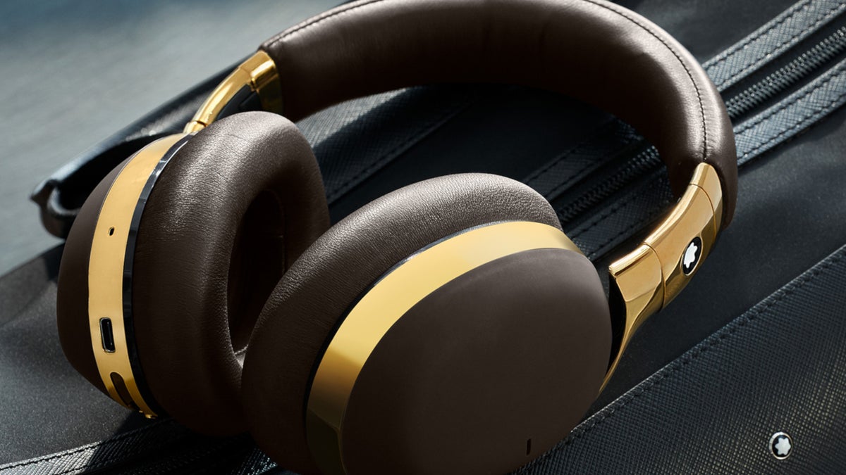 Unsurprisingly, Montblanc's first wireless headphones cost a small fortune