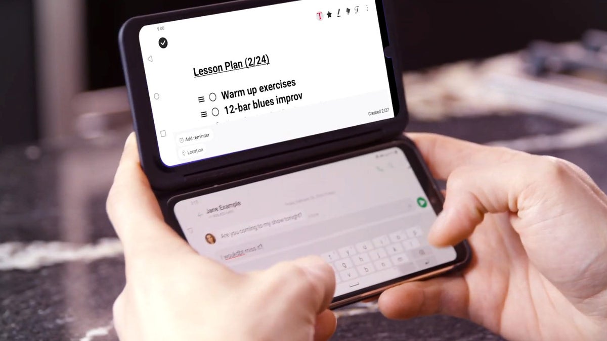 AT&T shows off its LG V60 ThinQ 5G before launch