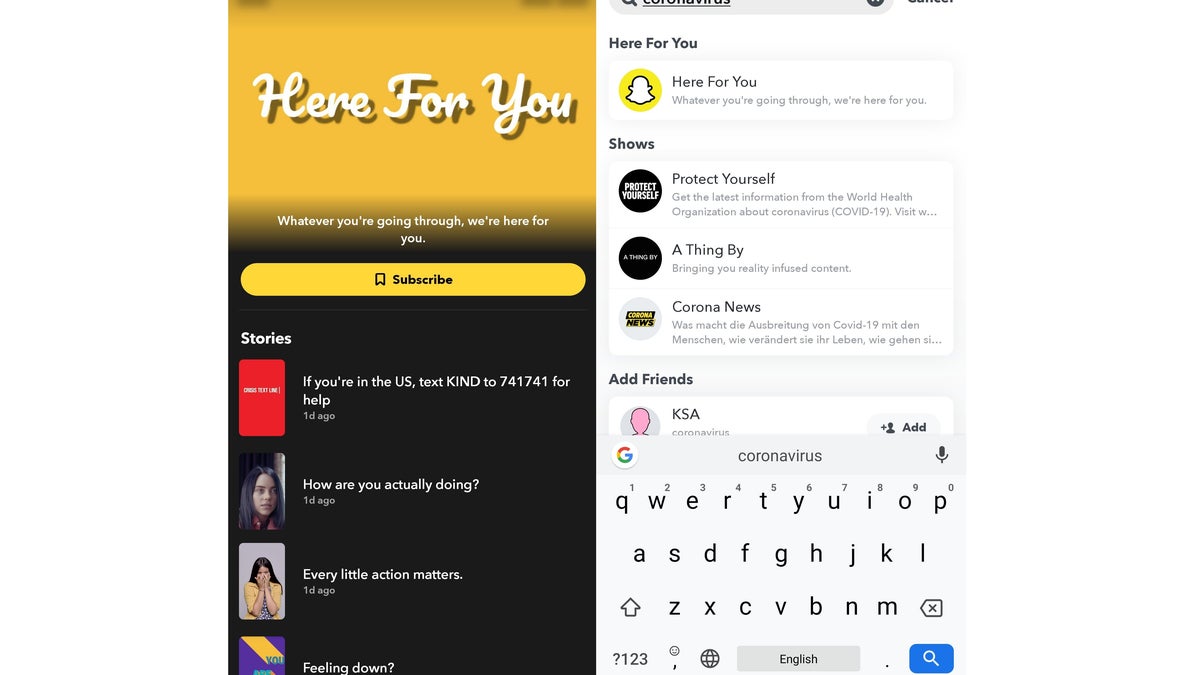 Snapchat wants to keep you sane with new mental health tools
