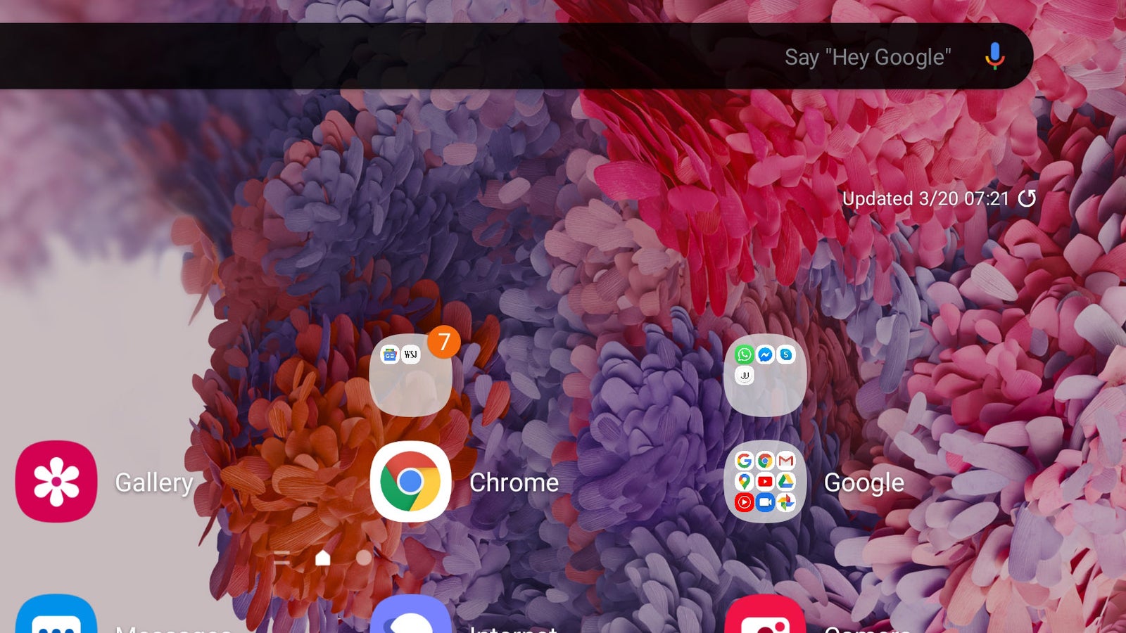 How to auto rotate your Galaxy S20 home screen and gallery pictures