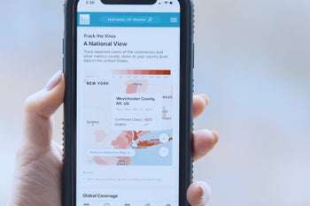 The most popular weather app now has a coronavirus tracking tool