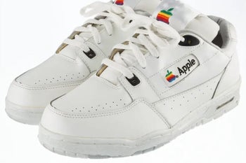 Winning bidder spends $10,000 on a pair of Apple branded sneakers