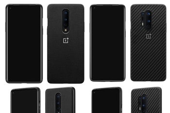 Real OnePlus 8 Pro 5G image appears, along with cases, prices, and the camera specs