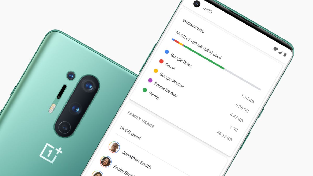 OnePlus 8 5G and OnePlus 8 Pro 5G will reportedly come with 3 free months of Google One cloud storage
