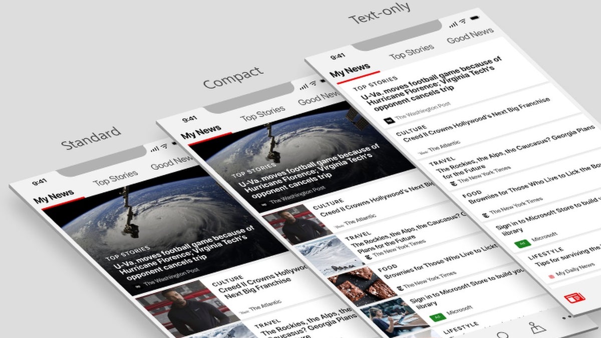 The Microsoft News app gets a new logo and COVID-19 news and alerts