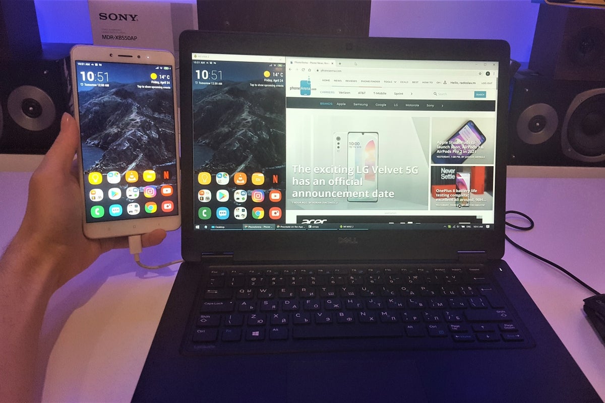 How to mirror your Android phone screen to PC for free, with full