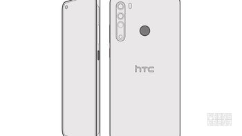Leaked sketch reveals premium HTC Desire 20 Pro design