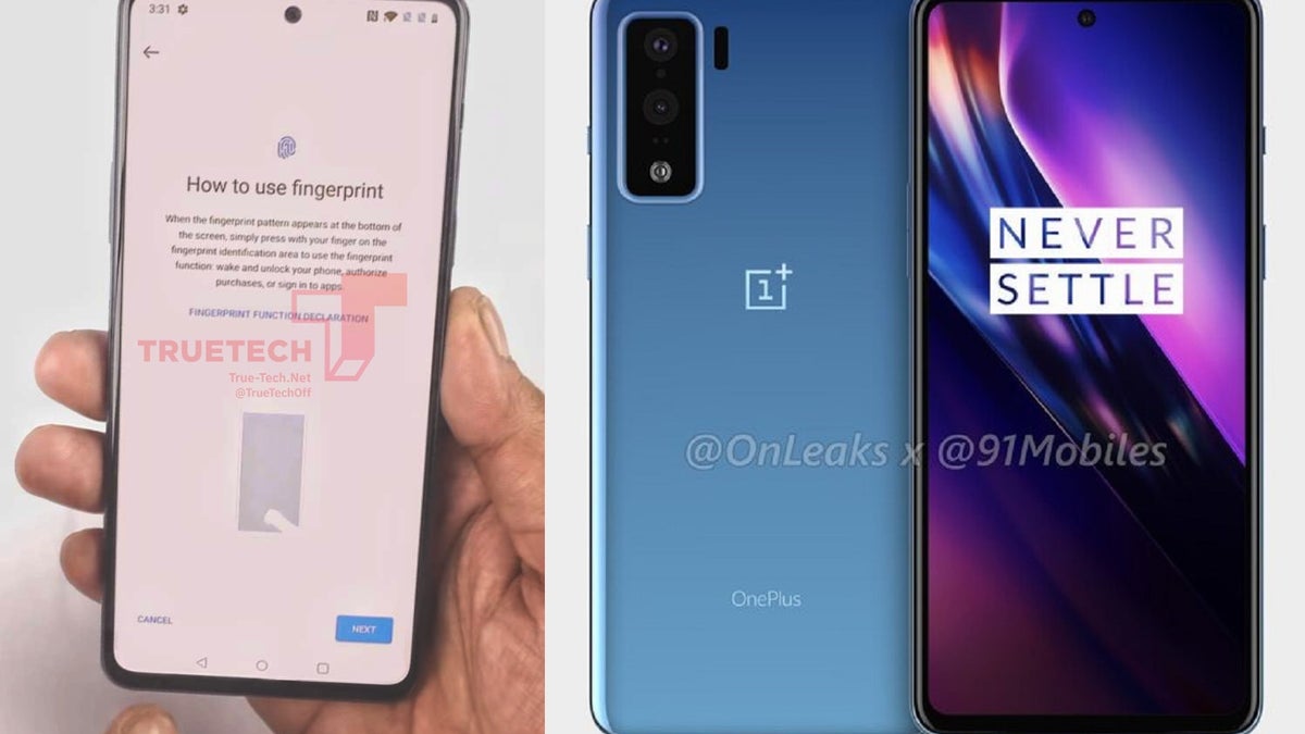 Leaked OnePlus Z photo shows screen and hole-punch camera, minimal bezels