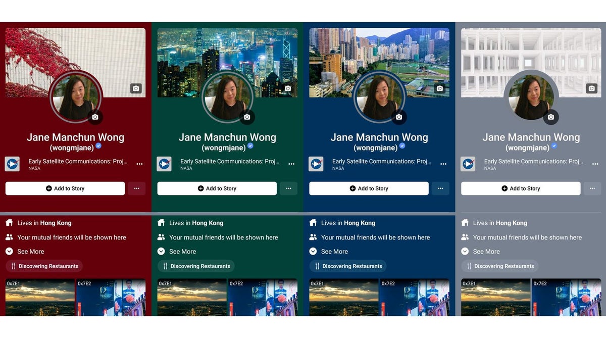 Facebook is working on adaptive color background