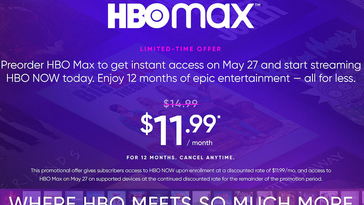 HBO Max promo slashes the subscription price to Netflix costs, free for Now  users - PhoneArena