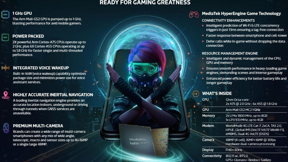 MediaTek’s Helio G85 gaming chipset for entry-level phones formally launched