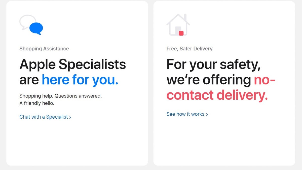 Apple Store Online is the company's new way of helping you shop from home
