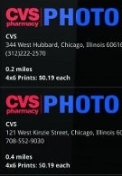 Get hard copies of your DROID X pictures at CVS or other retailers