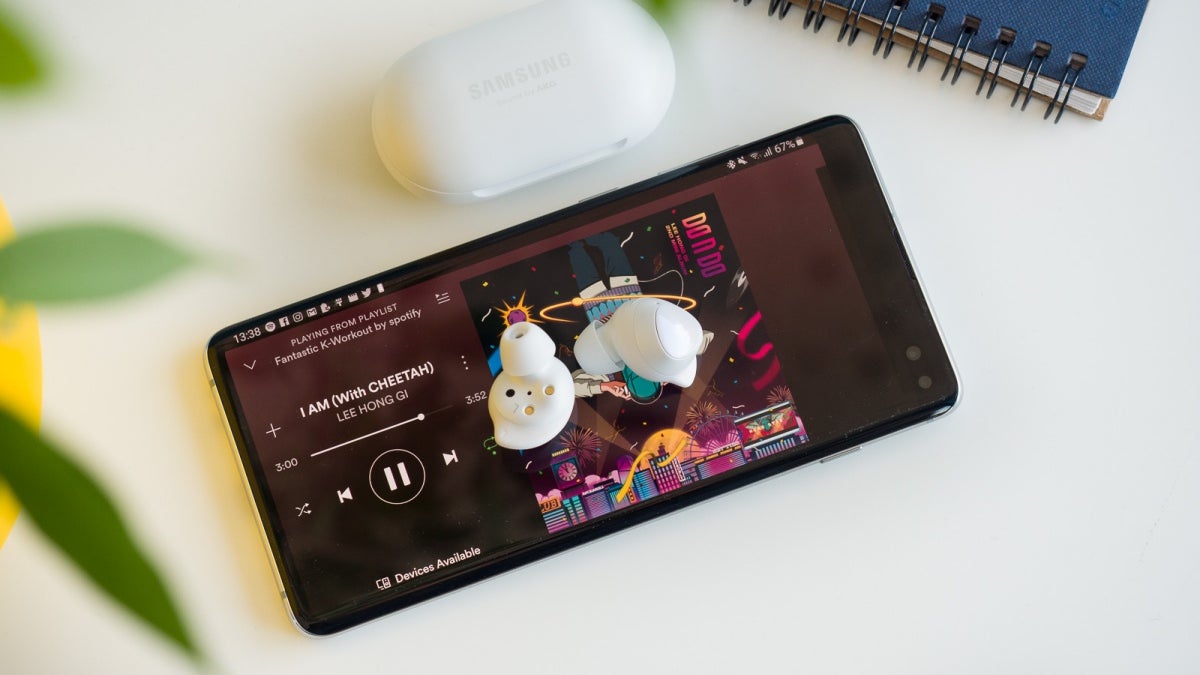 Samsung galaxy buds spotify hot sale