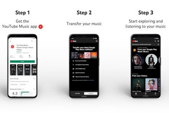 Request early access to transfer content from Google Play Music to YouTube Music