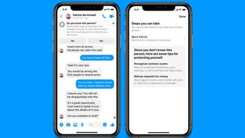 Facebook Messenger will battle scams with pop-up warnings