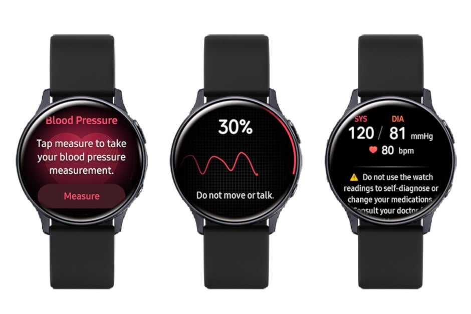 samsung watch blood pressure app
