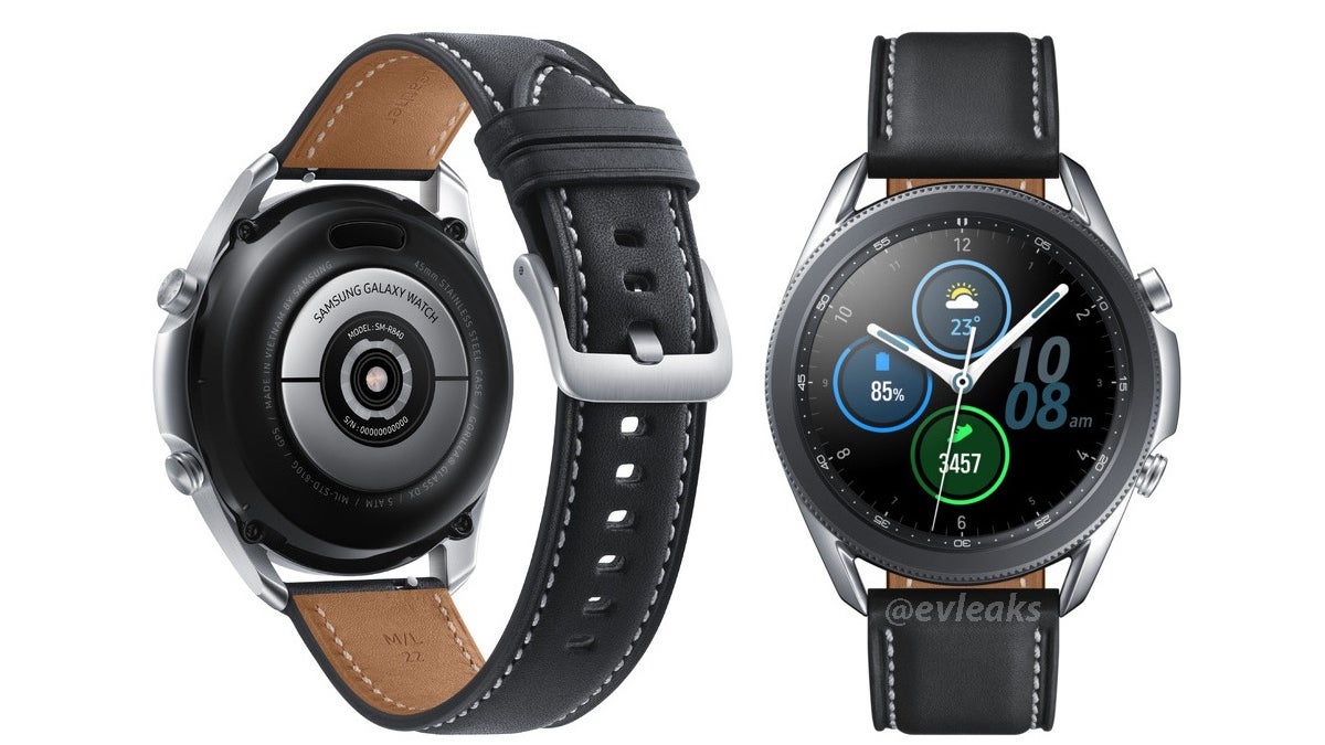 Leaked high-quality renders do the beautiful Samsung Galaxy Watch 3 justice