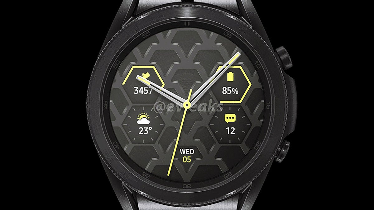 Samsung Galaxy Watch 3 leaks in Titanium Black, tips the Unpacked 