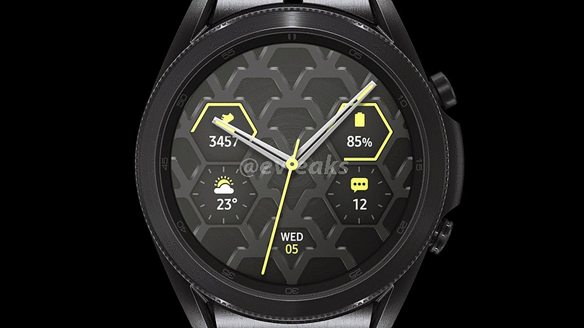 Samsung Galaxy Watch 3 leaks in Titanium Black, tips the Unpacked 2020 date