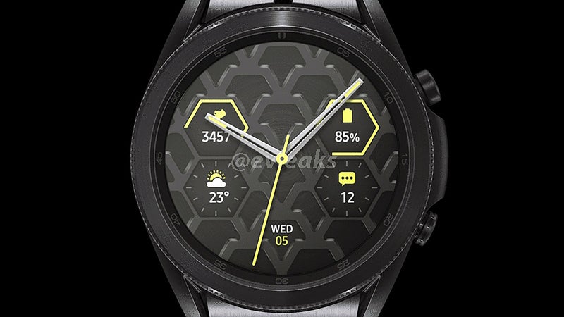 Titanium Galaxy Watch 3 catwalks to tease the Unpacked 2020 date