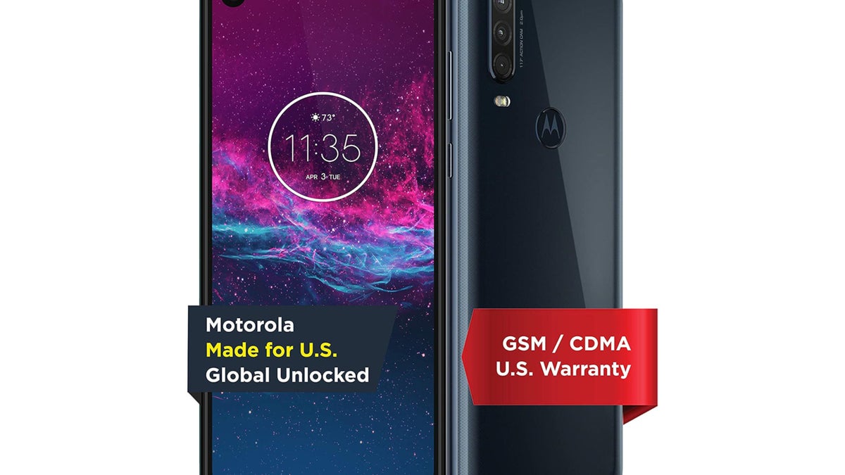 Save $100 on the unlocked Motorola One Action on Amazon