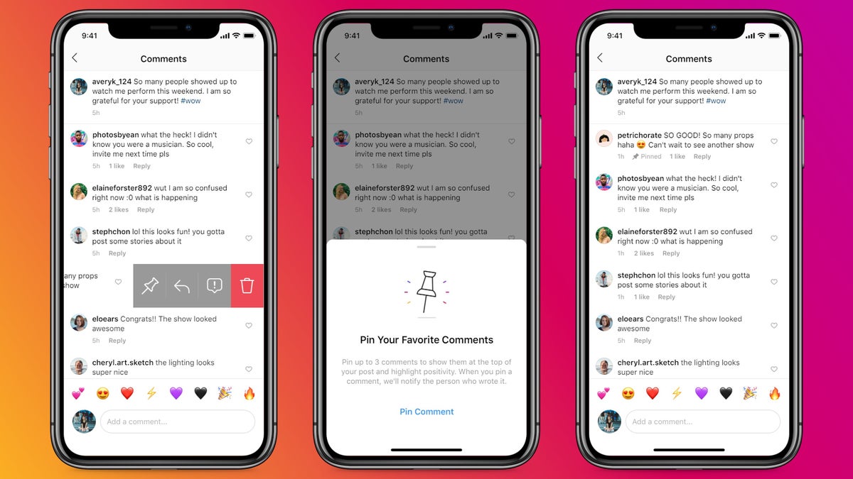 Instagram rolls out pinned comments to everyone