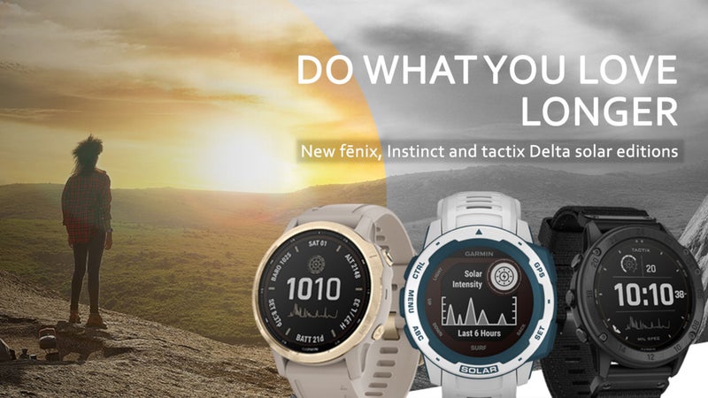 Garmin launches new, old solar-powered smartwatches