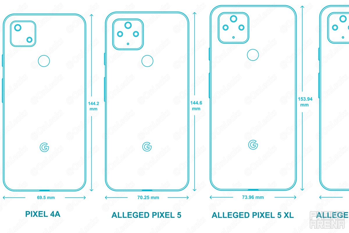 These Pixel 4a Vs Pixel 5G Size Renders Aim To Bring Order Into The 