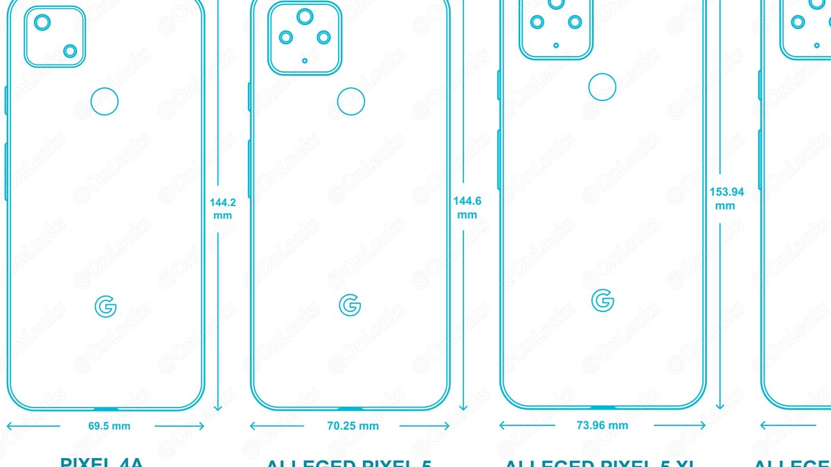 These Pixel 4a vs Pixel 5G size renders aim to bring order into the ...