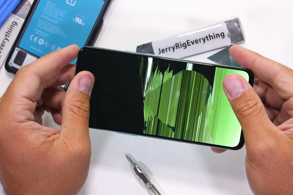 Durability test reveals one big reason why the OnePlus Nord 5G is so cheap (video) - PhoneArena