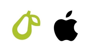 Can you tell the difference between an apple and a pear? Apple says you can't