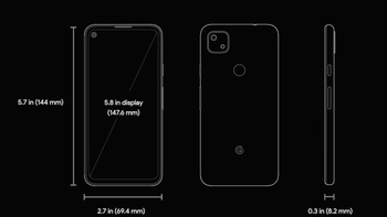 Google Pixel 4a live wallpaper "Eclipse" tracks the phone's battery life