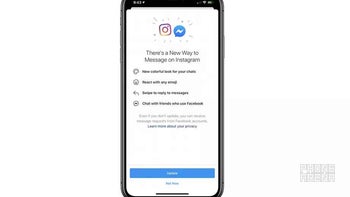 Facebook has started merging Instagram and Messenger chats