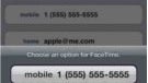 Latest beta version of iOS point to initiating FaceTime calls via email address