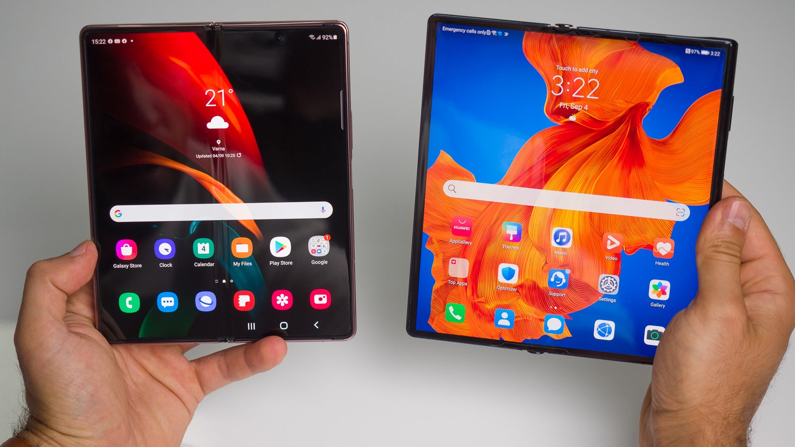 huawei mate xs vs galaxy fold 2