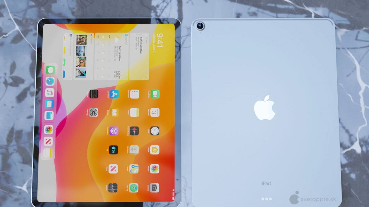 Check out how pretty the Apple iPad Air 4 would be with an iPad Pro ...