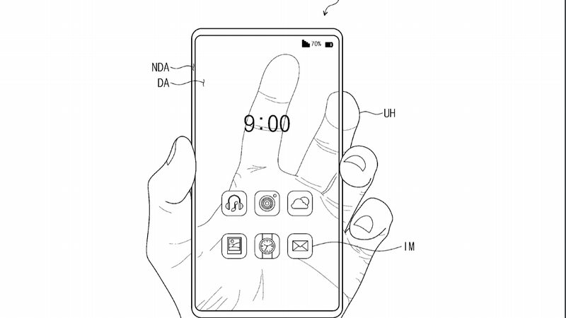 Samsung patents transparent smartphone design