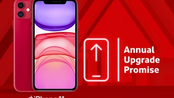Always have the latest iPhone with Vodafone's annual upgrade promise