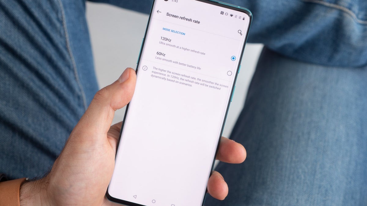 oneplus 8t display hz