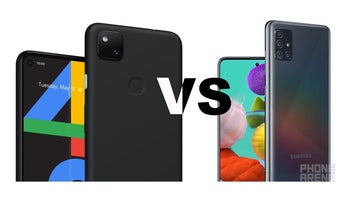Google Pixel 4a 5G vs Galaxy A51 5G