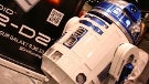 R2-D2 poses for photo opportunity at Star Wars convention in Orlando