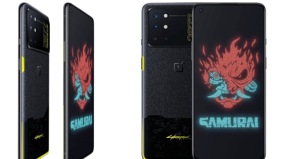 The crazy OnePlus 8T x Cyberpunk 2077 Edition is official, but you can't  have it - PhoneArena