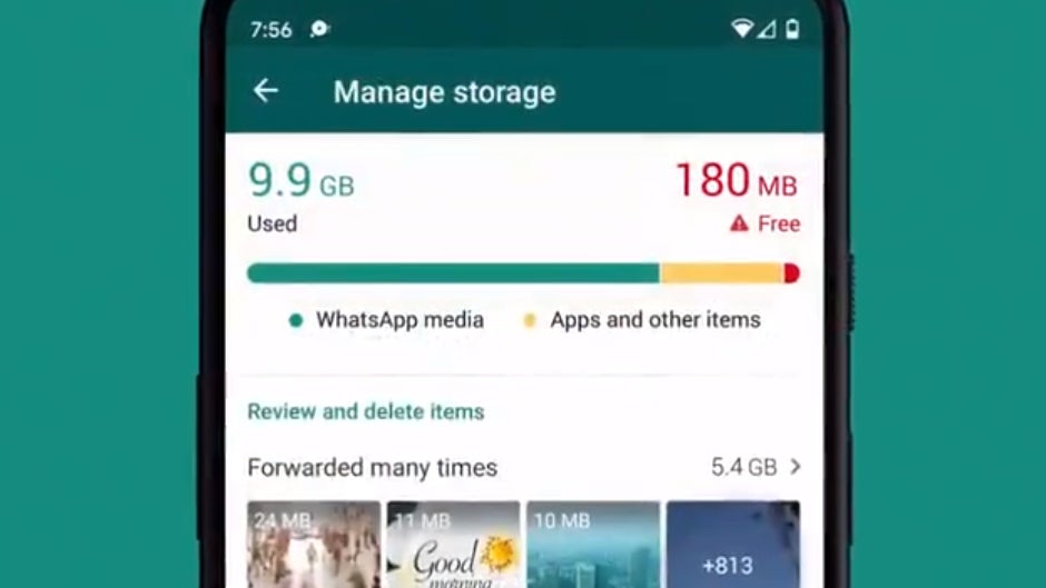 WhatsApp adds new filters for storage management