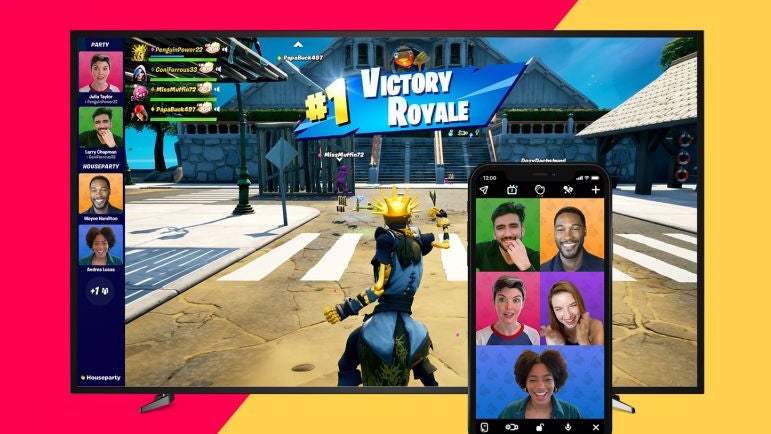 Houseparty brings group videocall fun to Fortnite on PC, PS4, and PS5