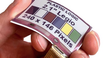 Plastic Logic and E Ink unveil the first flexible color display