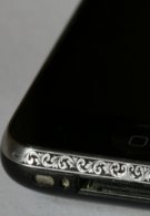 Personalized hand-engraving adds some elegance to an older iPhone