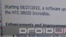 Internal document point to August 28th as Froyo day for the Incredible