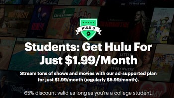 Hulu launches cheap $2 monthly plan for students