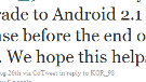 Sony Ericsson U.K. confirms September Android 2.1 update for Xperia X10; are U.S. models included?